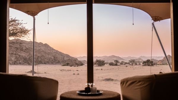 Wilderness Hoanib Skeleton Coast Camp interior